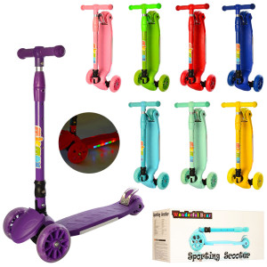 Самокат iTrike JR 3-060-9, четырехколесный, складной