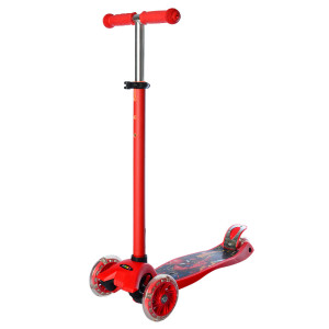 Самокат четырехколесный  iTrike JR 3-055-J, светящиеся колеса