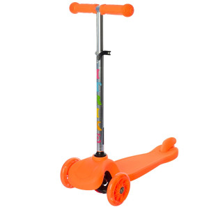 Самокат iTrike BB 3-026-A Mini, светящиеся колеса, трехколесный