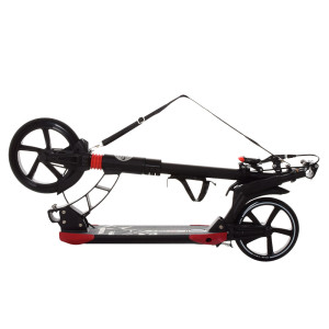 Самокат iTrike SR 2-014, двухколесный, складной, взрослый, с ручным тормозом