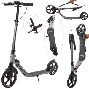 Самокат iTrike SR 2-059 двухколесный, с тормозом и замком, складной