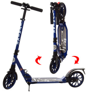 Самокат  двухколесный iTrike SR 2-018-6, складной, взрослый