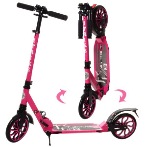 Самокат  двухколесный iTrike SR 2-018-6, складной, взрослый