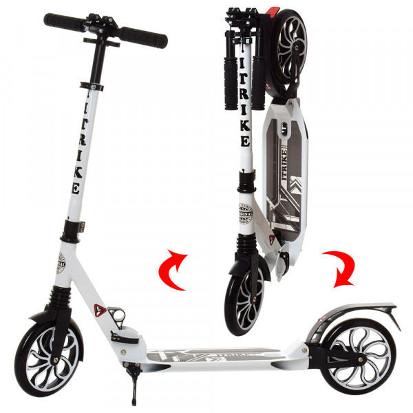 Самокат  двухколесный iTrike SR 2-018-6, складной, взрослый