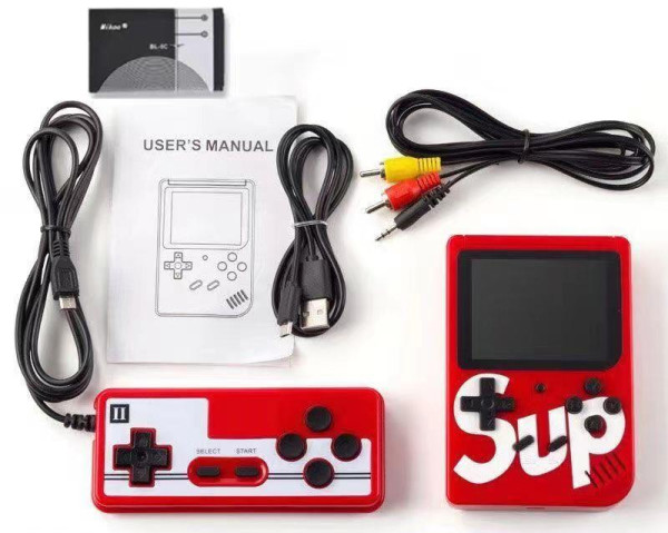 Приставка игровая SUP-S SUP с джойстиком, портативная консоль, 2 игрока