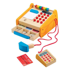 Игровой набор Hape E3121 Кассовый аппарат, деревянный