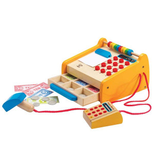 Игровой набор Hape E3121 Кассовый аппарат, деревянный