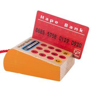 Игровой набор Hape E3121 Кассовый аппарат, деревянный