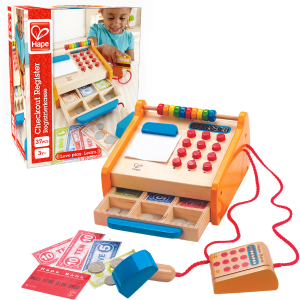 Игровой набор Hape E3121 Кассовый аппарат, деревянный