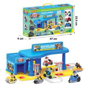 Гараж Gas Station Щенячий патруль 43960, с транспортом