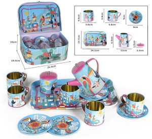 Набор игровой Чайный сервиз, металл, в коробке