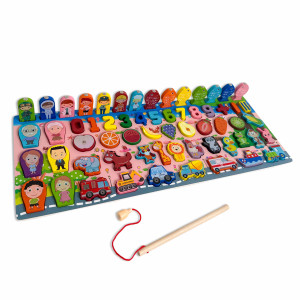 Игрушка развивающая, многофункциональная, дерево