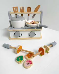 Игровой набор Gserin Кухонная плита, дерево