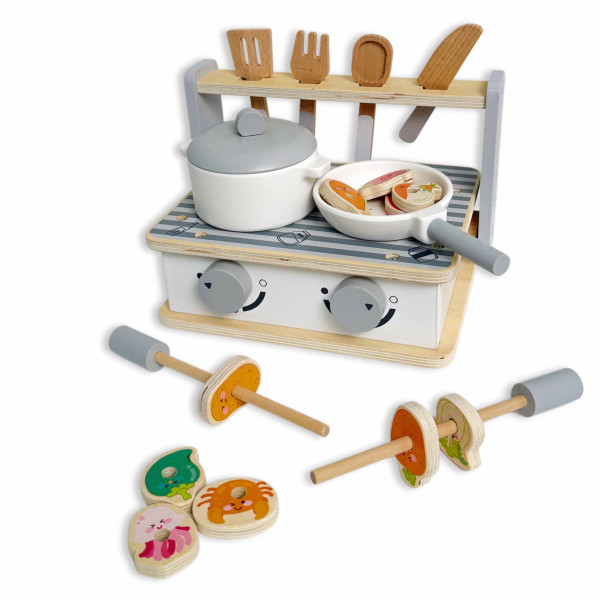 Игровой набор Gserin Кухонная плита, дерево