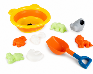 Набор для песочницы Beach Toys, тазик с аксессуарами