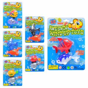 Игрушка для купания M 0981 Рыбки, 2 штуки, заводная