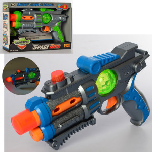 Пистолет игрушечный Space Gun RF229B, со световыми и звуковыми эффектами, длина 23,5 см