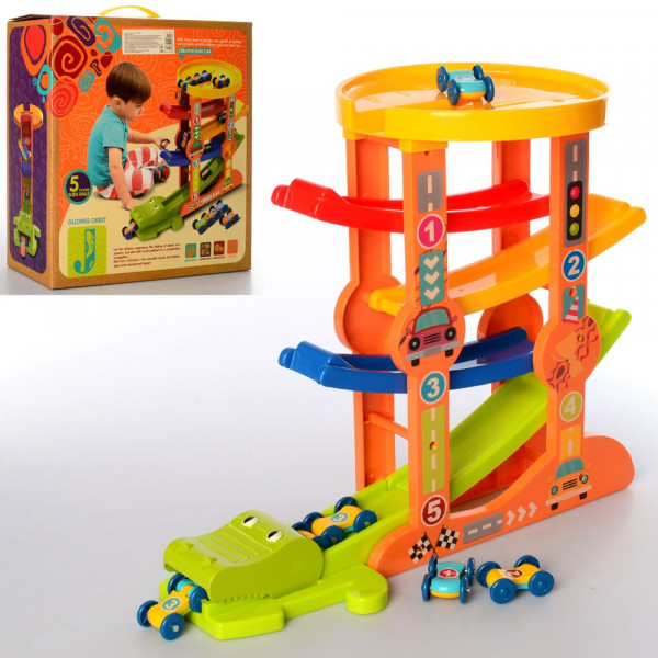 Трек Car Ramp 6266B Трамплин, 5 машинок