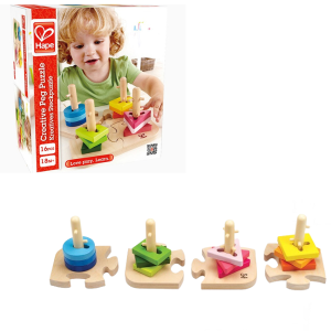 Игрушка деревянная Hape E0411 Пазл для творчества