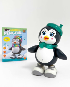 Игрушка интерактивная Пингвин, танцует, музыка и свет, 21 см