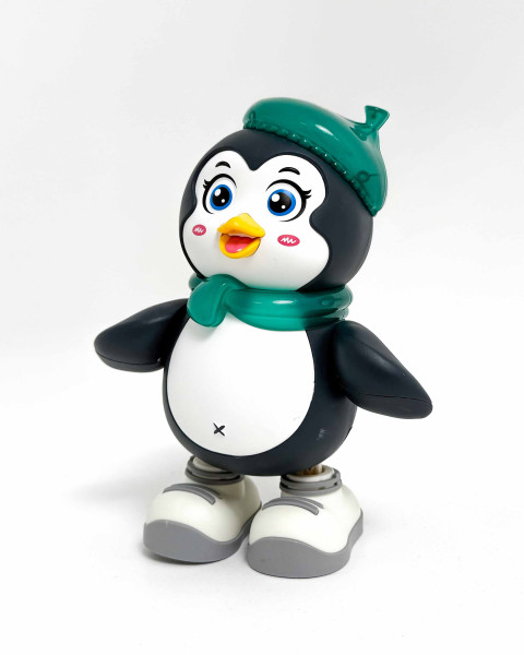 Игрушка интерактивная Пингвин, танцует, музыка и свет, 21 см