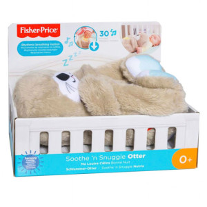 Мягкая интерактивная игрушка Fisher Price Выдра, дышит, звук/свет