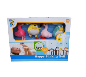 Игрушка на кроватку Птички, музыкальная карусель, механическая