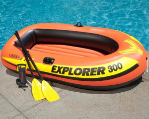 Лодка надувная Intex EXPLORER 58331, с веслами