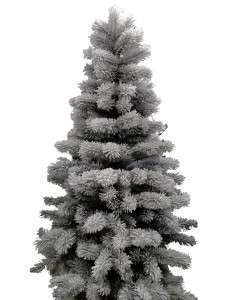 Сосна новогодняя С014 заснеженная, литая, 1,8 м