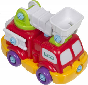 Конструктор Keenway Подъемник и мотоцикл, серия Строй и играй