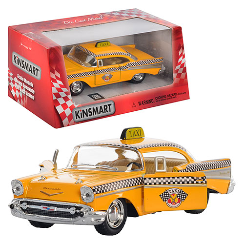 Машинка Kinsmart KT 5360 W Такси, инерционная, металлическая, 12,5см