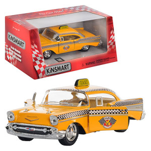 Машинка Kinsmart KT 5360 W Такси, инерционная, металлическая, 12,5см