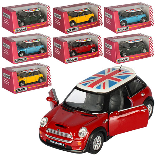 Машинка Kinsmart KT 5059 WF Миникупер, инерционная, металлическая, 12,5 см