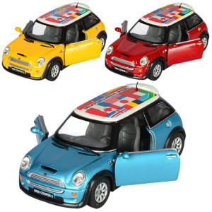 Машинка Kinsmart KT 5059 WF Миникупер, инерционная, металлическая, 12,5 см