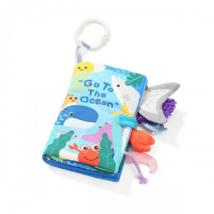 Книжка мягкая BabyOno Go to the ocean, тактильная