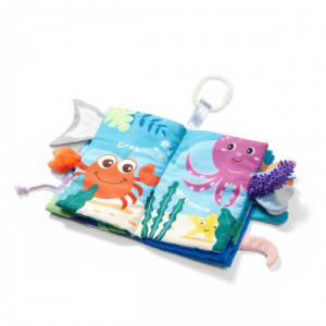 Книжка мягкая BabyOno Go to the ocean, тактильная