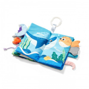 Книжка мягкая BabyOno Go to the ocean, тактильная