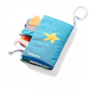 Книжка мягкая BabyOno Go to the ocean, тактильная