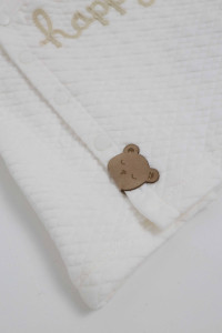 Кофточка с капюшоном Caramell Bear, хлопок, для мальчика и девочки, 1-18 м