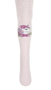 Колготы теплые Arti Kids Единороги, махровые, для девочки, 3-6 лет