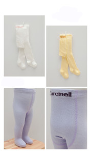 Колготы для девочки Caramell Basic Girl, хлопок, 0-12 м