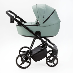 Коляска универсальная Adamex Blanc 2в1, кожа 100%