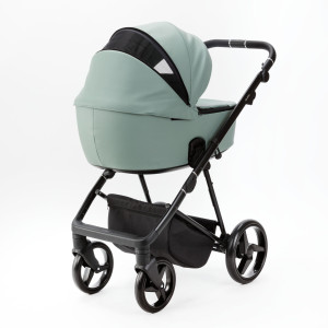 Коляска универсальная Adamex Blanc 2в1, кожа 100%