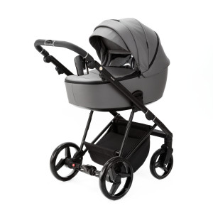 Коляска универсальная Adamex Blanc 2в1, кожа 100%