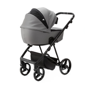 Коляска универсальная Adamex Blanc 2в1, кожа 100%