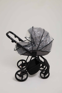 Коляска универсальная Adamex Blanc 2в1, кожа 100%