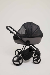 Коляска универсальная Adamex Blanc 2в1, кожа 100%