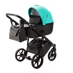 Коляска универсальная Adamex Nola 2в1, 100% кожа