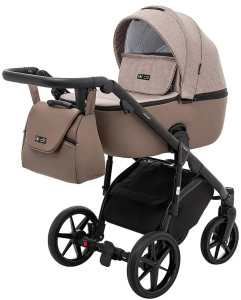 Коляска универсальная Adamex Nola 2в1, 50% кожа