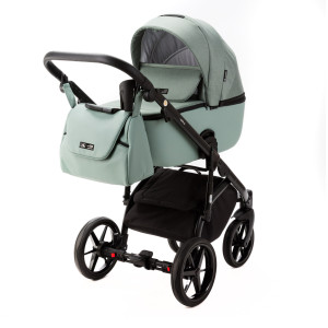 Коляска универсальная Adamex Nola 2в1, 50% кожа